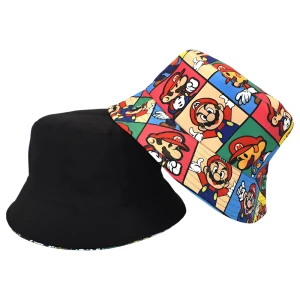 Двусторонняя панама с принтом Марио двусторонняя панама