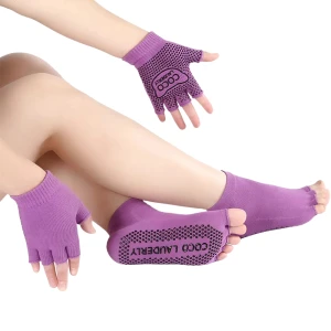 Комплект для йоги 2 в 1 (шкарпетки з рукавичками) комплект для йоги 2 в 1