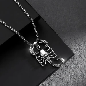 Підвіска скорпіон на ланцюжку підвіска скорпіон