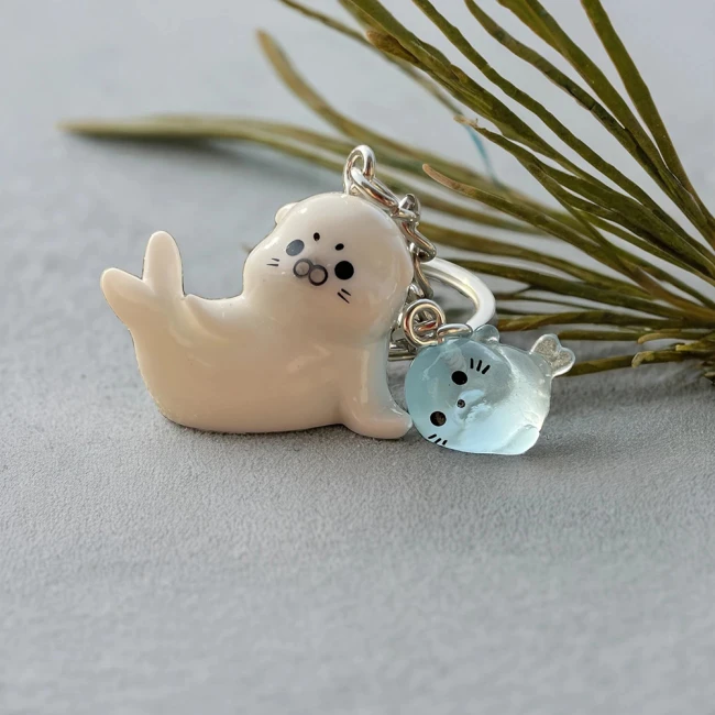 брелки тюлени