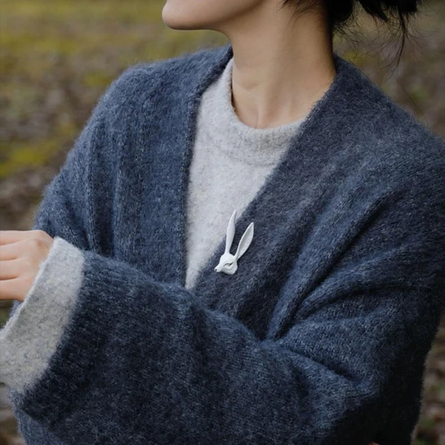 брошь с лисой