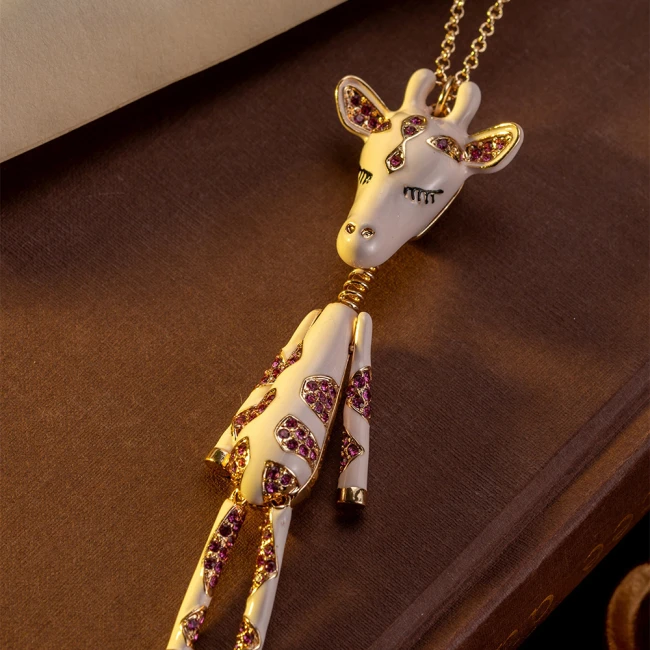 кулон жираф,