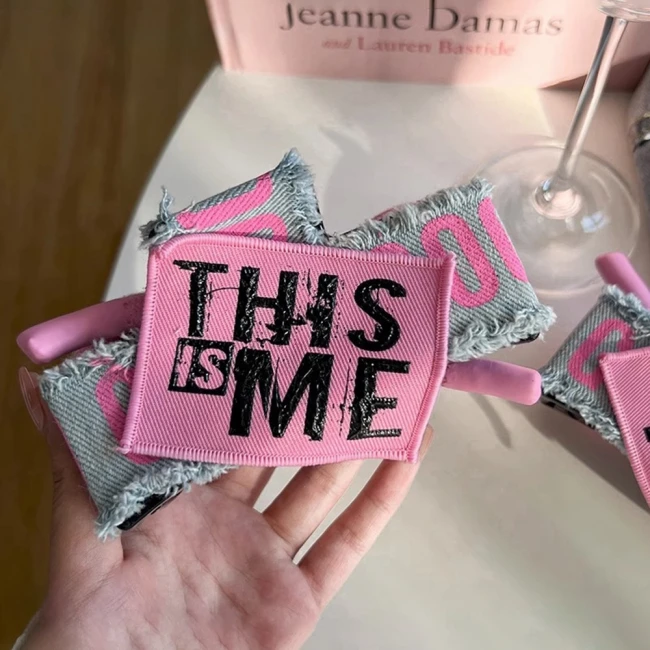 зажим-краб для волосся, жіночий зажим-краб, зажим для волосся з написами, зажим-краб з бантом, зажим-краб з тканини