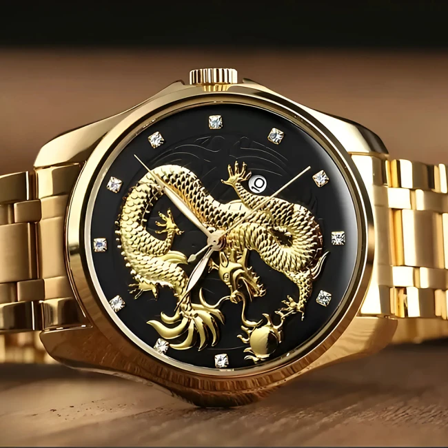 наручные часы с драконом