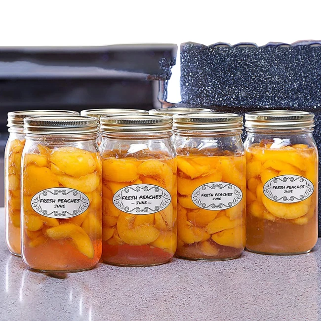 наклейки для написів на банках