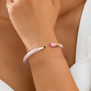 Открытый браслет в виде карандаша открытый браслет