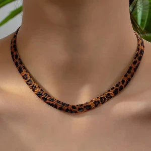 леопардовое ожерелье