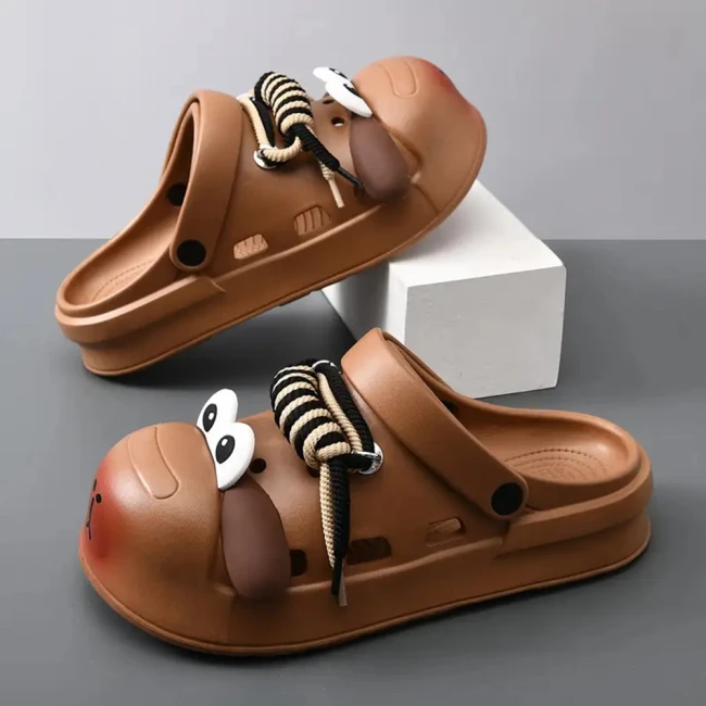 літні закриті шльопанці