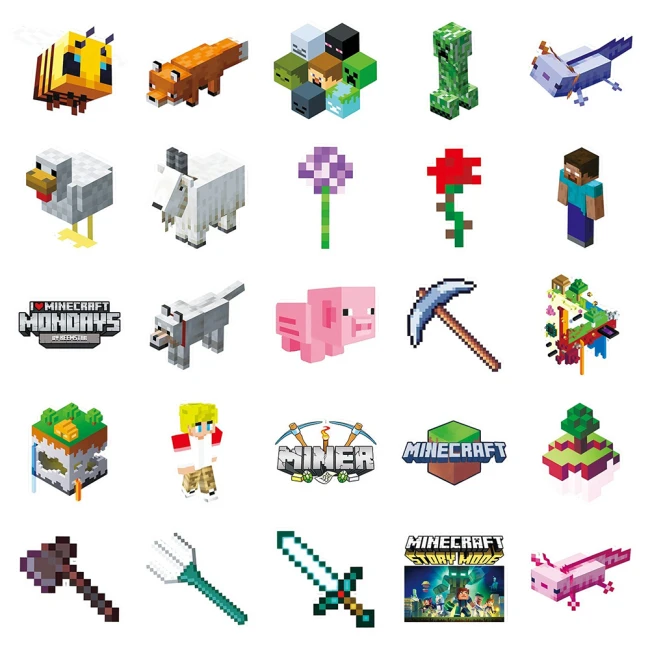 стикерпак Майнкрафт,