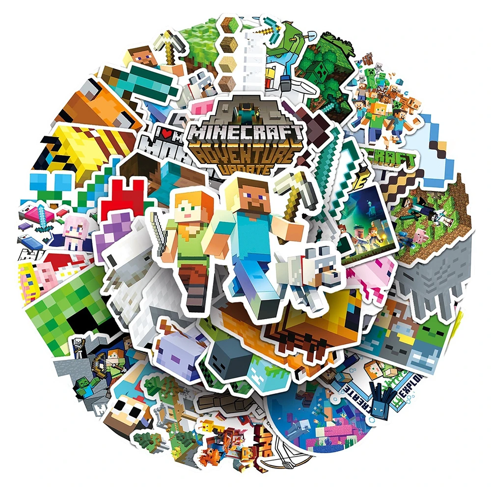 стикеры Minecraft,