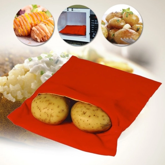 мешок для картошки в микроволновке