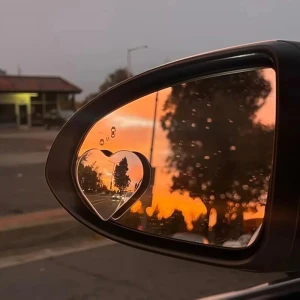 Дополнительные зеркала заднего вида в форме сердечек (1 пара) дополнительные зеркала заднего вида