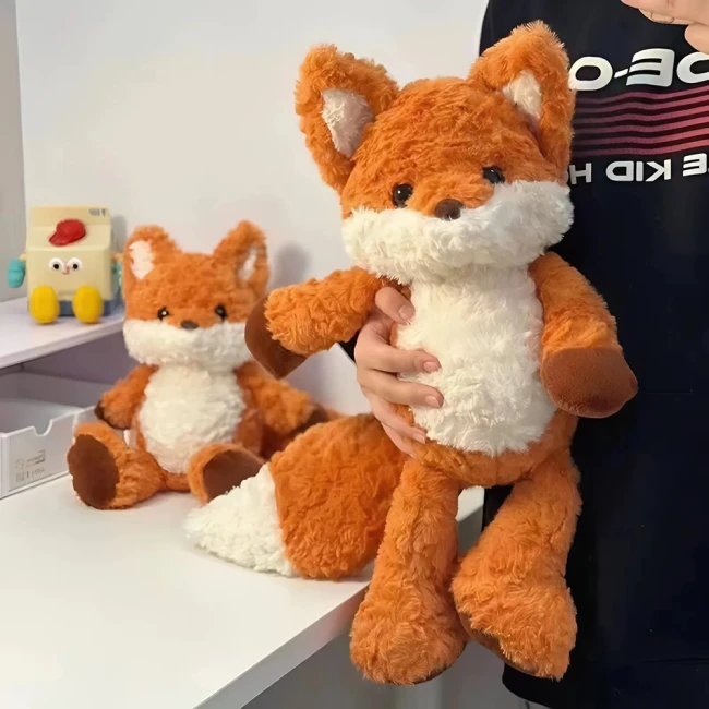 Дитяча м'яка іграшка лисиця