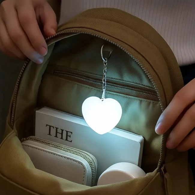 брелок в форме сердца