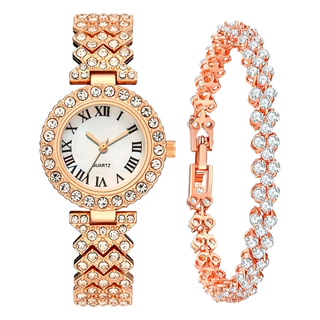жіночий наручний годинник зі стразами
