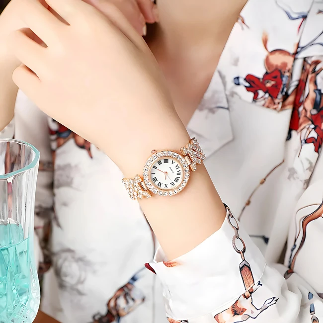 годинник для жінок з круглим циферблатом