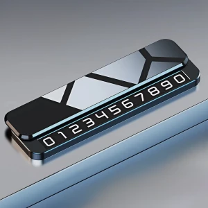 Парковочная автовизитка в виде таблички для номера телефона парковочная автовизитка