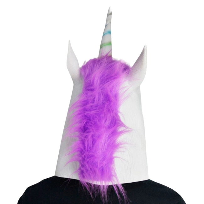 маска голова единорога