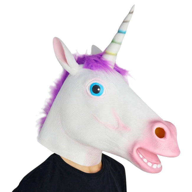 маска на голову единорог