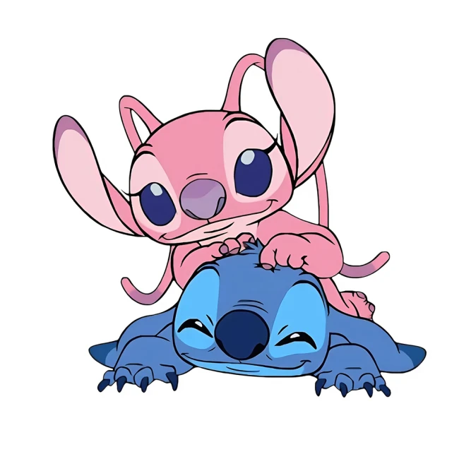 наклейка на авто Лило и Стич