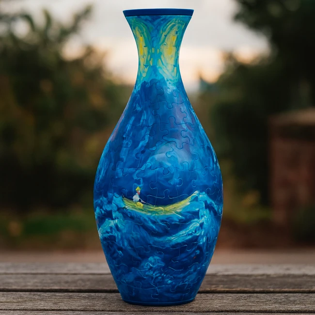 ваза із пазлів