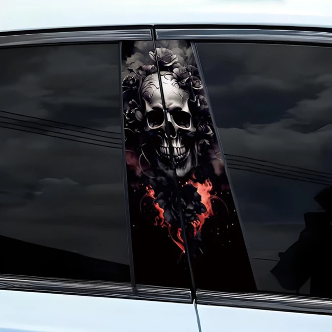 наклейки на стойки автомобиля