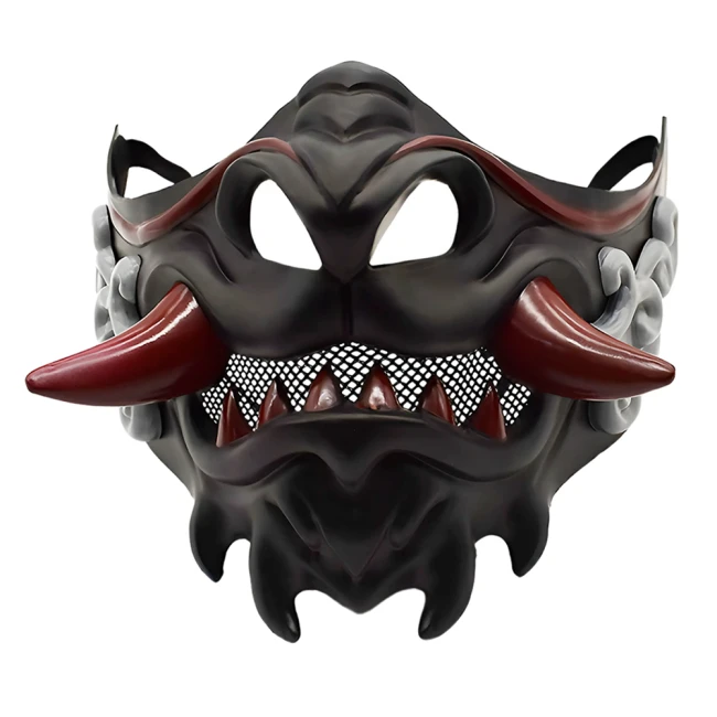 японская маска самурая