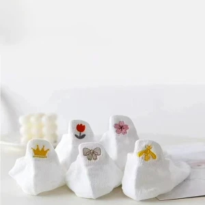 Набор женских коротких носков с рисунком (5 пар) набор женских коротких носков