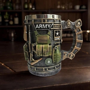 Подарочная кружка 3Д броня (400 мл) подарочная кружка