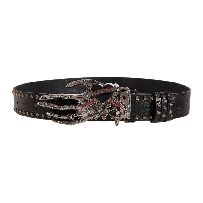 пояс с черепом