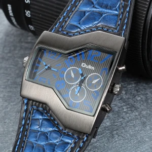 чоловічий годинник з великим циферблатом