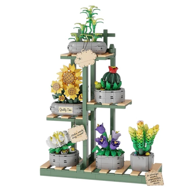 конструктор квіти в горщиках,