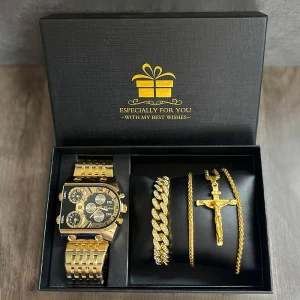 мужской набор с часами