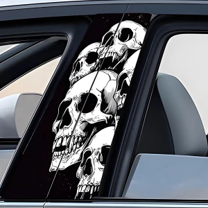 наклейка на стойки дверей