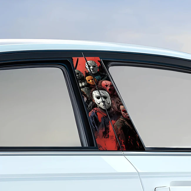 наклейки на стойки дверей