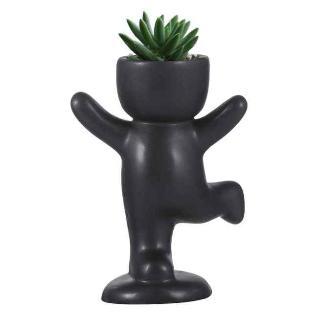 горшок человечек