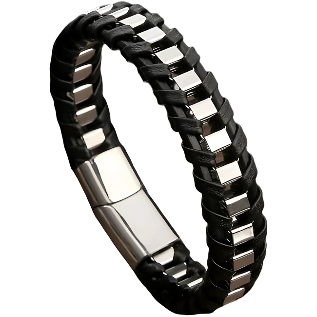 комбинированный мужской браслет