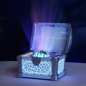 Прикроватный светильник в виде сундука с проекцией звездного неба прикроватный светильник