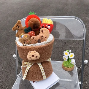 букет из мягких игрушек