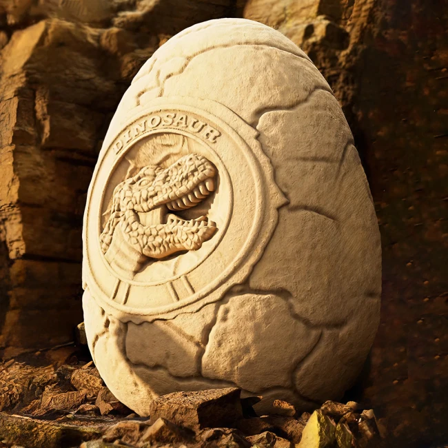 яйцо с динозаврами