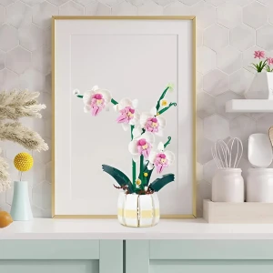 Конструктор квітка Орхідеї в горщику конструктор квітка