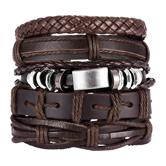 набор мужских браслетов