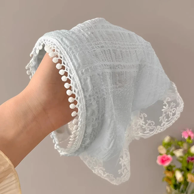 кружевная косынка