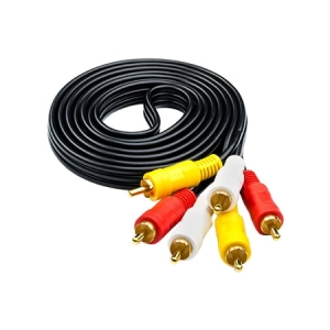 Кабель AV тюльпан (3RCA-3RCA) для телевизора, DVD, ресивера 3 м кабель av тюльпан