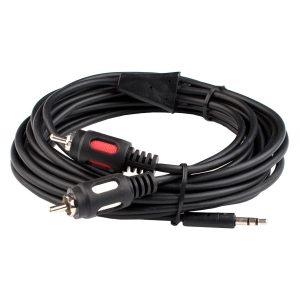 Кабель 2RCA mini jack для підключення колонки до плеєра, телефону( 5 м) кабель 2rca mini jack