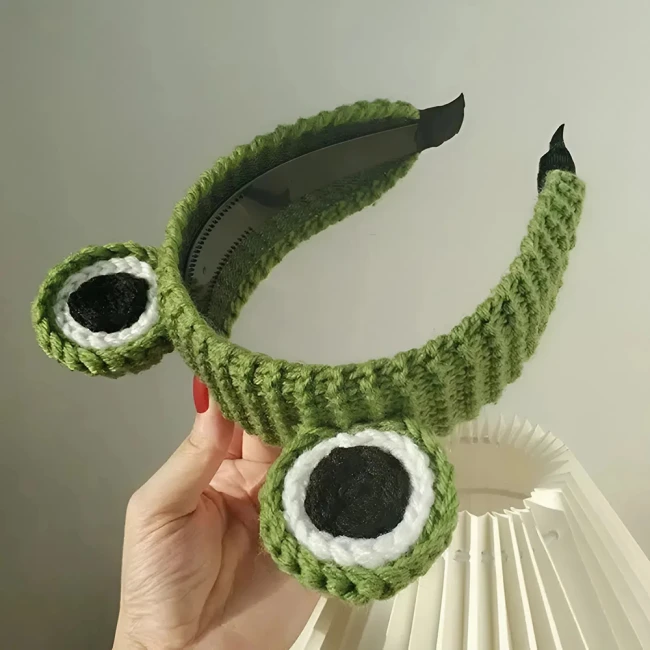 вязаный ободок