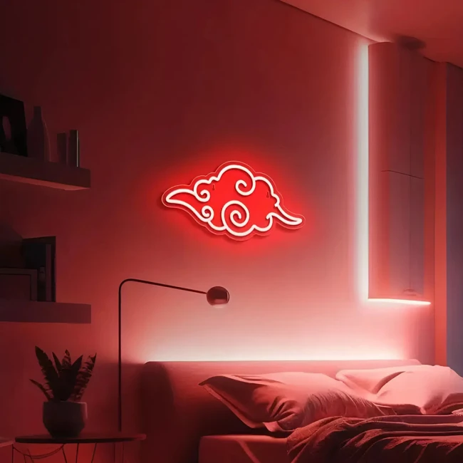 неоновая вывеска в комнату