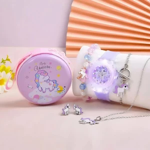 Набор детские украшения со светящимися часами и монетницей детские украшения