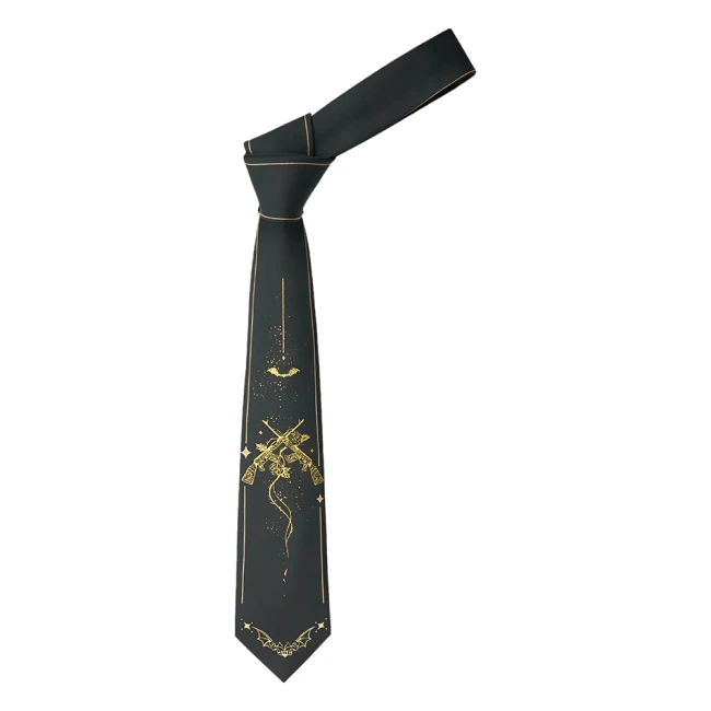 галстук с ружьями