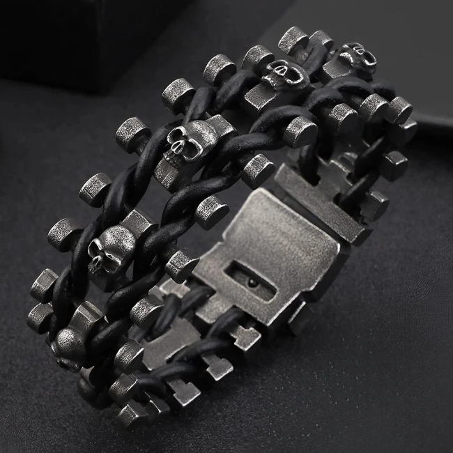 браслет-череп